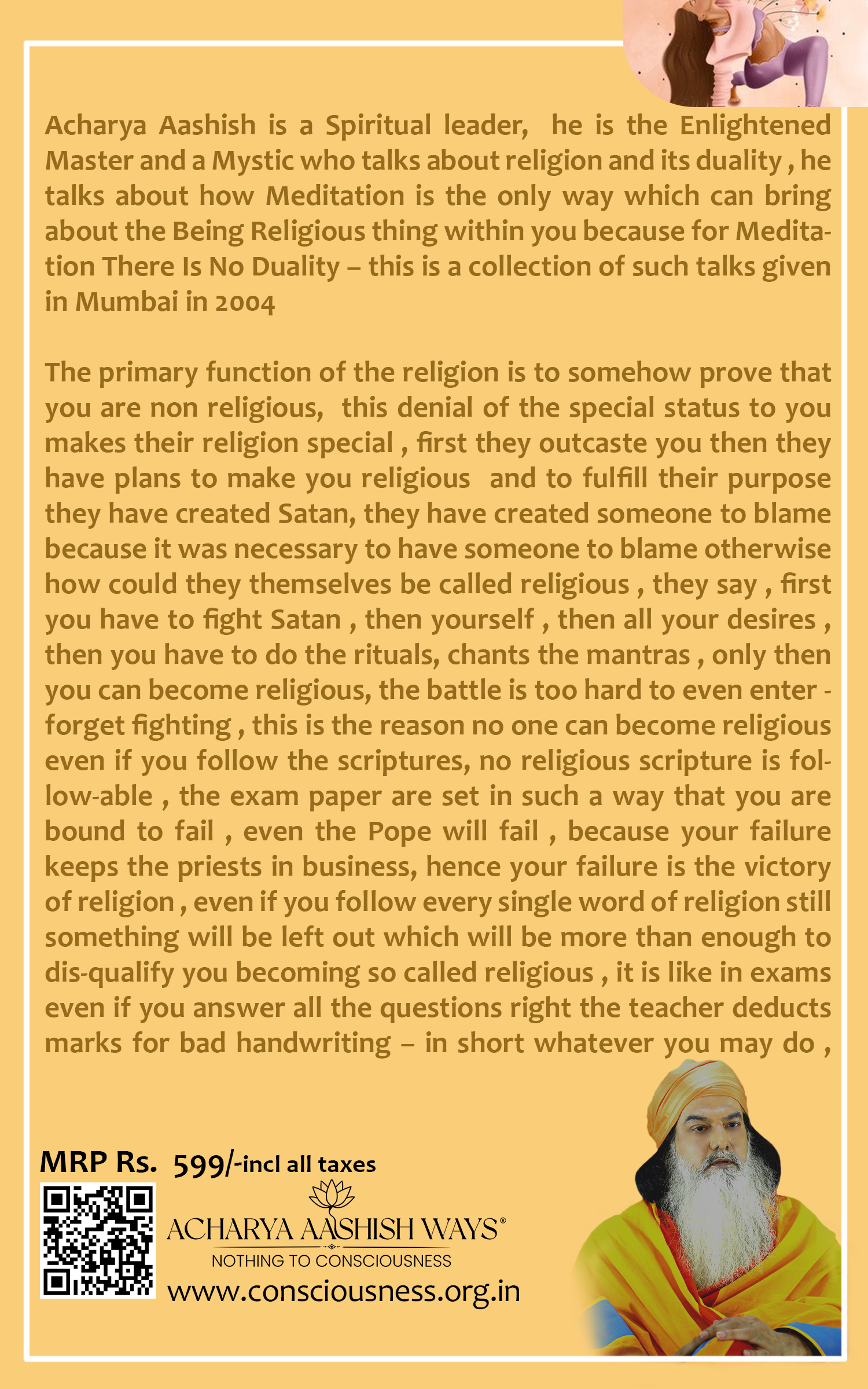 For Meditation There... Back Cover